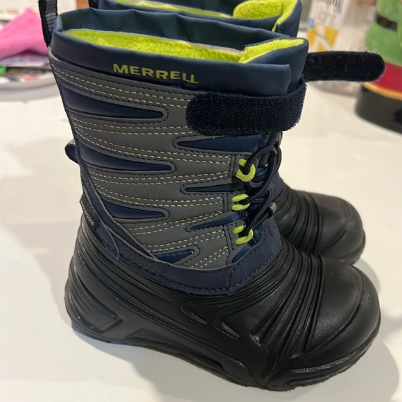 Merrell Other - Merrell Kids Navy and Black Snow Boots